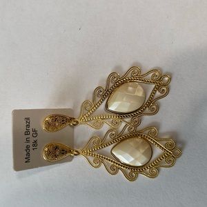 18K gold earring